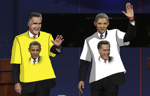Cartoon: obama05 (medium) by Lubomir Kotrha tagged usa,vote,president,obama,romney