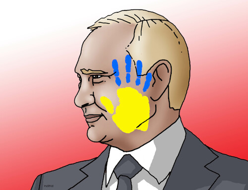 Cartoon: putifacka (medium) by Lubomir Kotrha tagged russia,putin,gas,oil,ruble,the,war,ukraine,russia,putin,gas,oil,ruble,the,war,ukraine