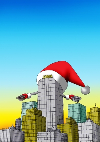 Cartoon: santa (medium) by Lubomir Kotrha tagged humor