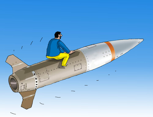 Cartoon: Biden usa ukraine russia missile (medium) by Lubomir Kotrha tagged biden,usa,ukraine,russia,missiles,atacms,biden,usa,ukraine,russia,missiles,atacms