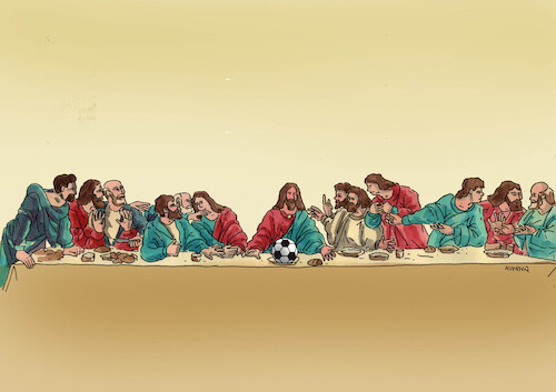 Cartoon: football - European Championship (medium) by Lubomir Kotrha tagged football,european,championship,2024,football,european,championship,2024