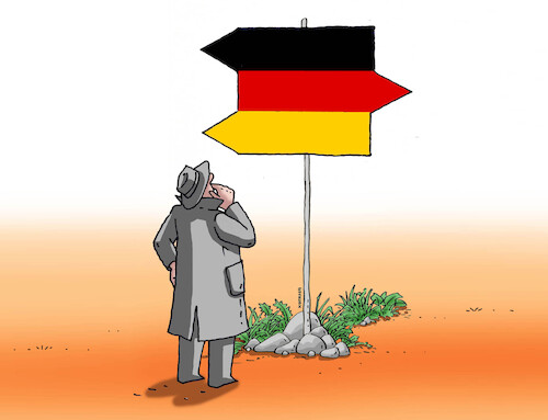 Cartoon: Germany elections 3 (medium) by Lubomir Kotrha tagged germany,elections,germany,elections