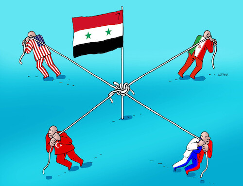 Cartoon: Syria Assad rebels (medium) by Lubomir Kotrha tagged syria,assad,rebels,syria,assad,rebels