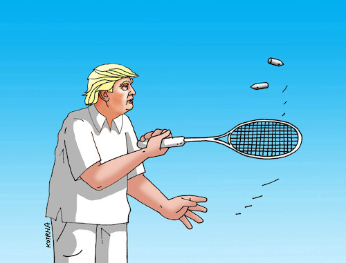 Cartoon: USA Donald Trump assassinations (medium) by Lubomir Kotrha tagged usa,donald,trump,assassinations,usa,donald,trump,assassinations