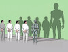 Cartoon: airobottien (small) by Lubomir Kotrha tagged ai,people