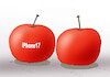 applephone (small) Cartoon: applephone (small) by Lubomir Kotrha tagged apple
