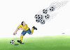 Cartoon: brasil (small) by Lubomir Kotrha tagged football,fussball,soccer,championschips,brasil