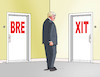Cartoon: brexdvere (small) by Lubomir Kotrha tagged eu,brexit,great,britain,boris,johnson,euro,libra