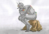 Cartoon: dumorobot (small) by Lubomir Kotrha tagged artificial,intelligence