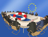 Cartoon: eukoleso16 (small) by Lubomir Kotrha tagged eu,summit,bratislava,slovakia,europe,sos,euro,world