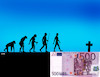 Cartoon: evomoney (small) by Lubomir Kotrha tagged evolution,money