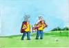 Cartoon: golfnosic (small) by Lubomir Kotrha tagged humor