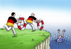 Cartoon: greegerzach (small) by Lubomir Kotrha tagged greece,eu,europe,ecb,syriza,money,deutschland