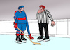 Cartoon: hokdlhoruk (small) by Lubomir Kotrha tagged ice,hockey,winter,championships,canada