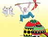 Cartoon: krasloradost (small) by Lubomir Kotrha tagged easter,holidays,eggs