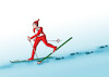 Cartoon: lyzostop (small) by Lubomir Kotrha tagged italy,winter,olympics