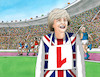 Cartoon: mayone2 (small) by Lubomir Kotrha tagged british,election,theresa,may,jeremy,corbyn,brexit,eu,world,libra,euro,dollar