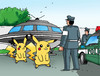 Cartoon: pokemars (small) by Lubomir Kotrha tagged pokemon,go