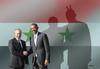 Cartoon: putin-obama (small) by Lubomir Kotrha tagged syria,war,peace