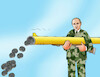 Cartoon: putistrelec (small) by Lubomir Kotrha tagged russia,putin,gas,oil,ruble,the,war,ukraine