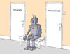 Cartoon: robopsych (small) by Lubomir Kotrha tagged ai,robots