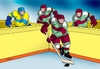 Cartoon: styrhok (small) by Lubomir Kotrha tagged hokej hockey world cup