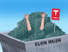 Cartoon: tesla24 (small) by Lubomir Kotrha tagged elon,musk,tesla,money