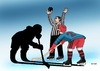 Cartoon: tienohok (small) by Lubomir Kotrha tagged hokej,hockey,world,cup