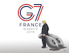 Cartoon: trumpkupuje (small) by Lubomir Kotrha tagged summit,g7,france,biarritz,2019