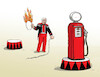Cartoon: trumpump26 (small) by Lubomir Kotrha tagged trump,oil,war,price