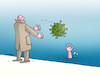 Cartoon: virhelp (small) by Lubomir Kotrha tagged coronavirus,dollar,euro,libra,world