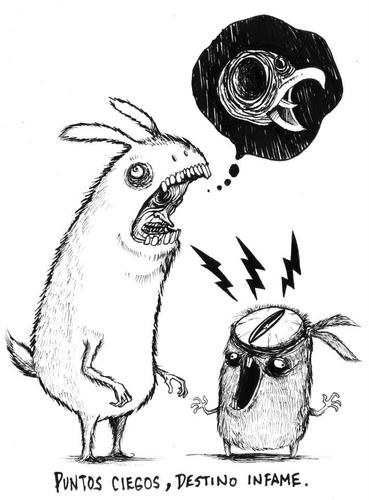 Cartoon: rabbits (medium) by maucho tagged rabbit