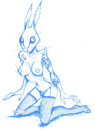 Cartoon: rabbit (small) by maucho tagged rabbit,sex,girl,playboy