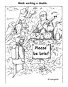 Cartoon: madness (small) by armadillo tagged gopher,head