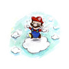 Cartoon: Mario cloud walking (small) by Trippy Toons tagged super,mario,trippy,marihu,weed,cannabis,stoner,kiffer,ganja,video,game