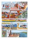 Cartoon: cat tail Page 2 (small) by Merkeyturkey tagged cat,boat,ship,map,gooney,pickles,prismacolor,markers