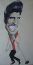 Cartoon: Elvis Presley (small) by SAPIENS tagged cartoon,drawing,colour