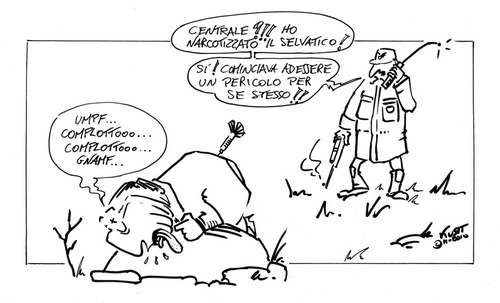 Cartoon: Balle (medium) by kurtsatiriko tagged berlusconi