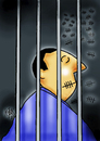 Cartoon: author (small) by kotbas tagged prison,author,idea
