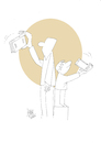 Cartoon: selfie (small) by kotbas tagged selfie,generation,new,book