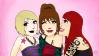 Cartoon: Party Girls (small) by naths tagged party girls