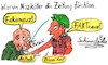 Cartoon: Fakt-News (small) by Schimmelpelz-pilz tagged skinhead,punk,doppelmohawk,zeitung,hundeerziehung,fakenews