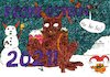 Cartoon: Frohe Ostern 2021! (small) by Schimmelpelz-pilz tagged frohe,ostern,2021,küken,hase,osterhase,schnee,weihnachtsmann,schneemann,schneehase,rentier,schlitten,feiertag,ferien