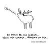 Cartoon: König des Waldes. (small) by puvo tagged hirsch deer wood wald brunft heat rut röhren bellow sex sexual intercurse