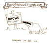 Cartoon: Mobbing im Zoo VIII (small) by puvo tagged mobbing,dachs,dachschaden,zoo