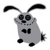 Cartoon: Sockenhase. (small) by puvo tagged socke,sock,hase,rabbit,stuffed,animal,plüschtier