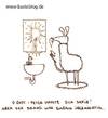 Cartoon: Zähneputzen. (small) by puvo tagged lama,llama,zahn,tooth,putzen,brush,zähneputzen,spiegel,mirror,spucken,spit,zahnbürste,bad,bathroom