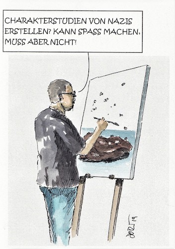 Cartoon: Aktuell... (medium) by Jori Niggemeyer tagged nonazis,noafd,nodiskriminierung,prodemokratie,provielfalt,prolebendigkeit