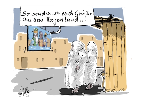 Cartoon: Der Besuch... (medium) by Jori Niggemeyer tagged heiligedreikönige,dreikönigstag,videoschalte,videokonferenz,bethlehem,jesus,krippe,bibel,abstandsregeln,cocid19,coronaschutzverordnung,corona,christlichefeiertage,katholischekirche,gott,kirche,cartoonist,satire,humor,joricartoon,niggemeyer,cartoonart,illustration,illustrator,karikatur,cartoonstyle,cartoondrawing,cartoonnetwork,witzigebilder,cartoon,heiligedreikönige,dreikönigstag,videoschalte,videokonferenz,bethlehem,jesus,krippe,bibel,abstandsregeln,cocid19,coronaschutzverordnung,corona,christlichefeiertage,katholischekirche,gott,kirche,cartoonist,satire,humor,joricartoon,niggemeyer,cartoonart