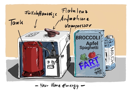 Cartoon: Go Green II... (medium) by Jori Niggemeyer tagged furz,flatulenz,biogas,gas,gogreen,erneuerbareenergie,heizen,fckptn,fuckputin,putin,ukrainetoday,ukraine,moskau,wladimirputin,russland,standwithukraine,ukrainewar,krieg,humor,joricartoon,niggemeyer,cartooon,cartoonart,illustration,illustrator,karikatur,satire,cartoondrawing,witzigebilder,cartoon